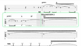 DOKKEN ● Mr Scary  Isolated Guitar 2  TAB [upl. by Leandro307]