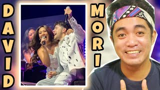 MORISSETTE AMON AND DAVID ARCHULETA PERFORMANCE  REACTION [upl. by Ayar]