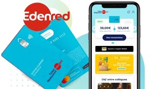 Ticket Restaurant Edenred les fonctionnalités de La Carte de paiement edenred pourtoi foryou [upl. by Erdnoid]