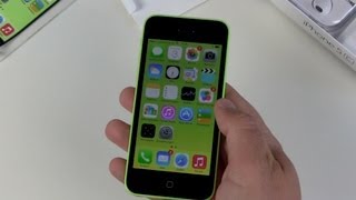 iPhone 5c Grün einrichten und erster Eindruck [upl. by Fante92]