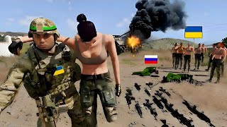 🔴In Seconds 8 Russian generals who captured Ukrainian female troops were killed by snipers  ARMA 3 [upl. by Odilia]