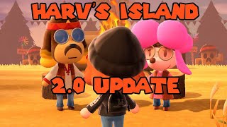 Harvs Island Updated  Animal Crossing New Horizons [upl. by Barker]