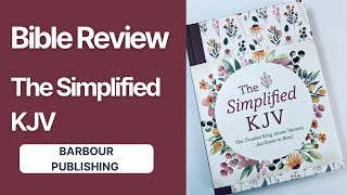 Bible Review  Simplified KJV  Barbour Publishing biblejournaling biblestudy biblereview [upl. by Verla560]