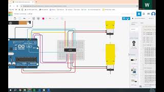 Basic Motor Driver setup Tinkercad [upl. by Alvord632]