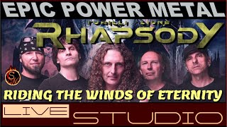 RHAPSODY  Turilli amp Lione  Riding The Winds Of Eternity  Live StudioHD1080P [upl. by Llehsyt33]