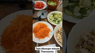 Test du découpe minute thermomix [upl. by Llesig]