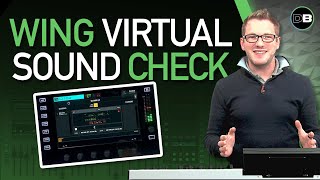 Behringer Wing Virtual Sound Check with the WingLive Card [upl. by Ulick]