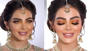 Pakistani Bridal Makeup Tutorial  LearningWith Nk [upl. by Aicarg]