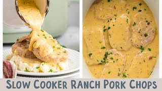 Slow Cooker Ranch Pork Chops [upl. by Teeniv]