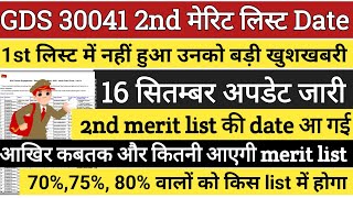 Gds result 2023 update Gds 2nd merit list 2023 kab aayega Gds schedule 2 result  GDS  GDS Result [upl. by Aerdnaed]