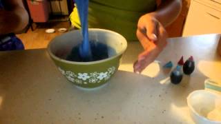 How to make slime with glue detergent and baking soda [upl. by Rebecca]