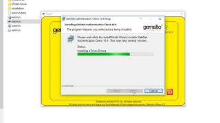 How to install eToken Driver Windows OS [upl. by Tomi]