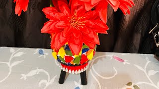 Flower Pot Making Ideas  diy craft flowervase homedecoration homedecor shortsviral shorts [upl. by Preuss]