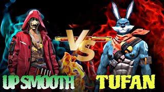 Who is the best player 🔥 Tufan vs UP Smooth 😈 in free fire [upl. by Angelo]