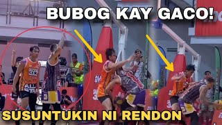 JERWIN GACO AT RENDON LABADOR NagkaPISIKALAN SA 3X3 Motivated basketball [upl. by Nieberg]