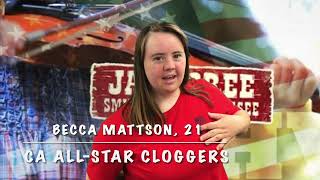 Becca Mattson CA Smithville Jamboree Virtual Clogging Conrest Entry 2024 [upl. by Atig]