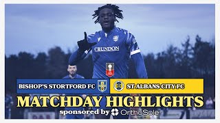 MBUNYA BRACE Matchday Highlights  Bishops Stortford FC vs St Albans City FC  Isuzu FA Trophy [upl. by Stout280]