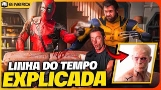 DEADPOOL E WOLVERINE LINHA DO TEMPO EXPLICADA ATÉ O FILME [upl. by Akemej]