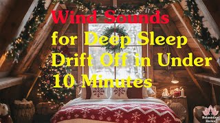 Wind Sounds for Deep Sleep Drift Off in Under 10 Minutes [upl. by Silrac]