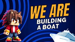 Boat Building Competition in the middle of the Ocean  minecraft [upl. by Odlaumor]