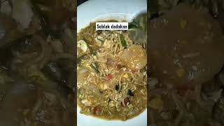 Nyobain seblak dadakan super pedas seblak food makanan eat seblakpedas short [upl. by Yelrac]