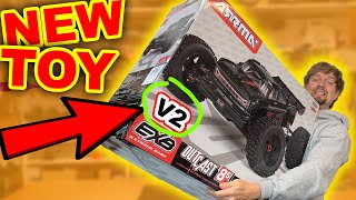 Massive NEW RC Stunt Car  Version 2 Arrma Outcast 8s EXB [upl. by Herbie]