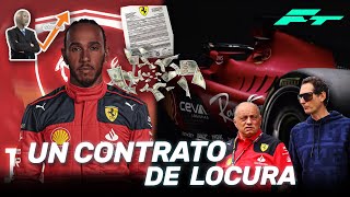 El LOCO CONTRATO de HAMILTON que YA EXPLOTA FERRARI y la REACCION de TOTO WOLFF [upl. by Reich]