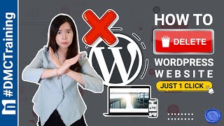 How To Delete Wordpress Website and Start Over 【Four Clicks】 [upl. by Haonam370]