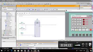 SIEMENS S7  1200 PLC amp HMI PROJECT MOTOR YOLVERME amp İLERİ GERİ ÇALIŞMA [upl. by Jeddy721]