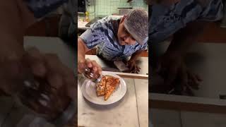 The spiciest pizza ever pizza pizzalover areyoucrazy food restaurant funny karensbelike [upl. by Duleba]