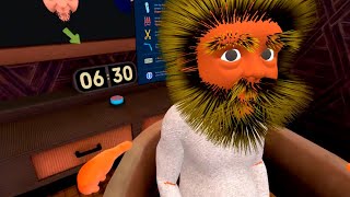 Cutting Crazy Hairstyles in the VR Barber Shop Simulator Epic Fails amp Funny Moments vr shortsfeed [upl. by Htomit]