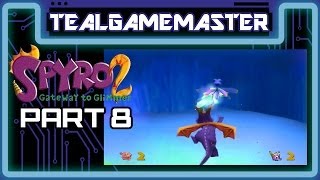 Spyro 2 Gateway To Glimmer  Part 8 A Race For Crystals What Is This Crash [upl. by Marline]