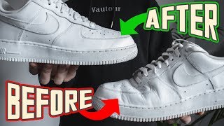 How To PERFECTLY Get Creases Out Of Air Force 1s wBonus Tips [upl. by Stephie415]