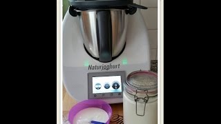 Thermomix TM 5 Naturjoghurt 8 Stunden [upl. by Cykana166]