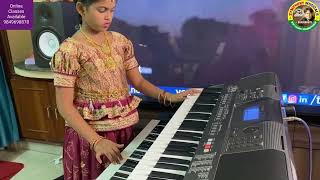 Aamani Paadave song 🎶 cover on keyboard 🎹 by Bindhu Saveri [upl. by Kennedy1]