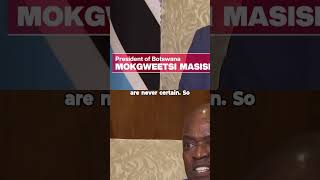 President Masisi Discusses Confidence and Uncertainty Ahead of Botswana Elections [upl. by Ebony]