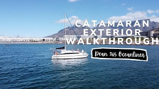 Exterior TOUR of our Dean 365 Catamaran [upl. by Bertrando]