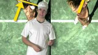 Tennis Serve Kick Serve Step 3  How to Swing and Pronate [upl. by Treiber]