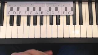 Pianoles 02 Gratis playalong pianomethode Gratis online pianocursus voor beginners [upl. by Ylra282]