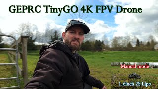 GEPRC TinyGo 4K FPV Drone Review and Flight [upl. by Hylan957]