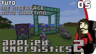 TUTO Applied Energistics 2 05  ME interface et auto crafting FR 1122 [upl. by Ardnasirk971]