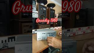 1980 Germany  GRUNDIG MCF 100 cassette deck sound test  first try Angelicaaudio [upl. by Phionna]