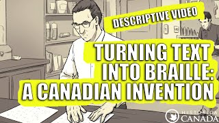 Descriptive Video Roland Galarneau the inventor of the ConvertoBraille [upl. by Grenville113]