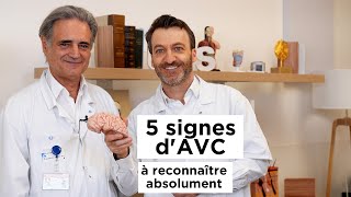 Quels sont les signes dun accident vasculaire cérébral AVC [upl. by Chlo380]