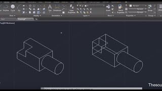 Isometric drawing in AutoCAD complete tutorial [upl. by Sill]