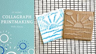 Collagraph Printmaking at Home [upl. by Aihsenyt]