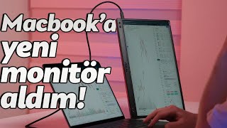 MacBooka yeni monitör aldım  ZenScreen MB166CR inceleme [upl. by Theresa273]