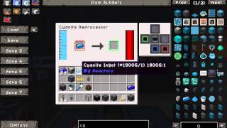 Tekkit Tutorial on Big Reactors Cyanite Reprocessing [upl. by Anauqal395]