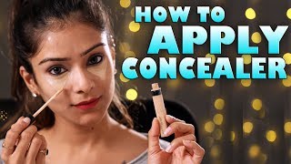 How To Apply Concealer  Correct Way To Apply Concealer  Makeup Tutorial  Foxy Makeup Tutorials [upl. by Wichern]