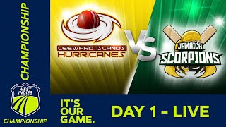 🔴 LIVE Leewards v Jamaica  Day 1  West Indies Championship  Wednesday 1st Feb 2023 [upl. by Ariayek]